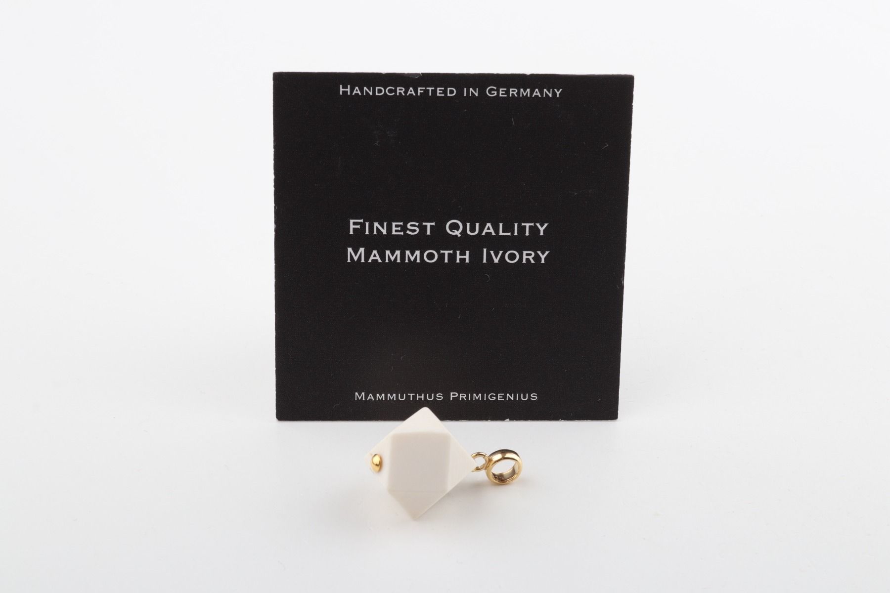 Geometric Mammoth Ivory Pendant 