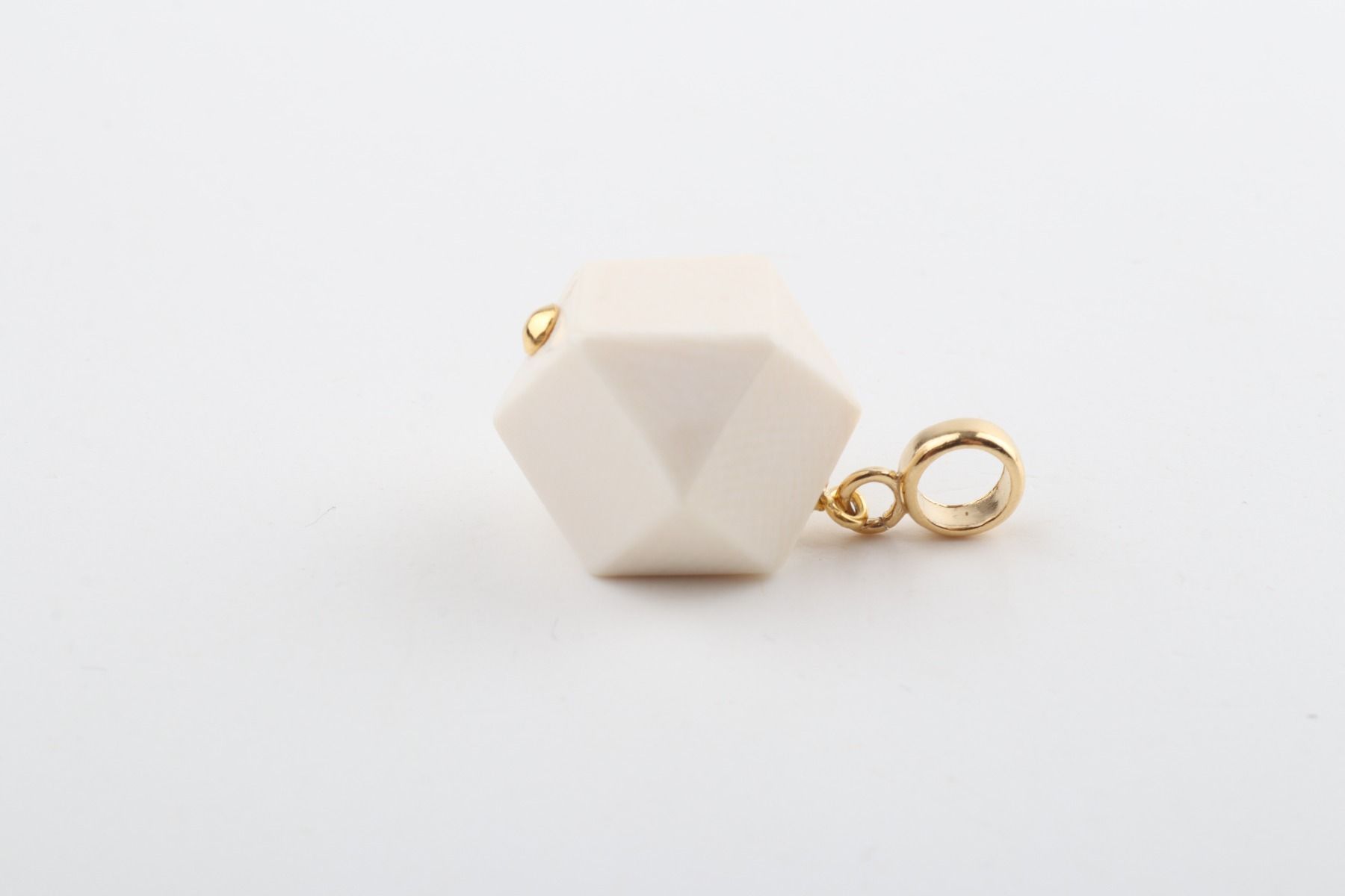 Geometric Mammoth Ivory Pendant 