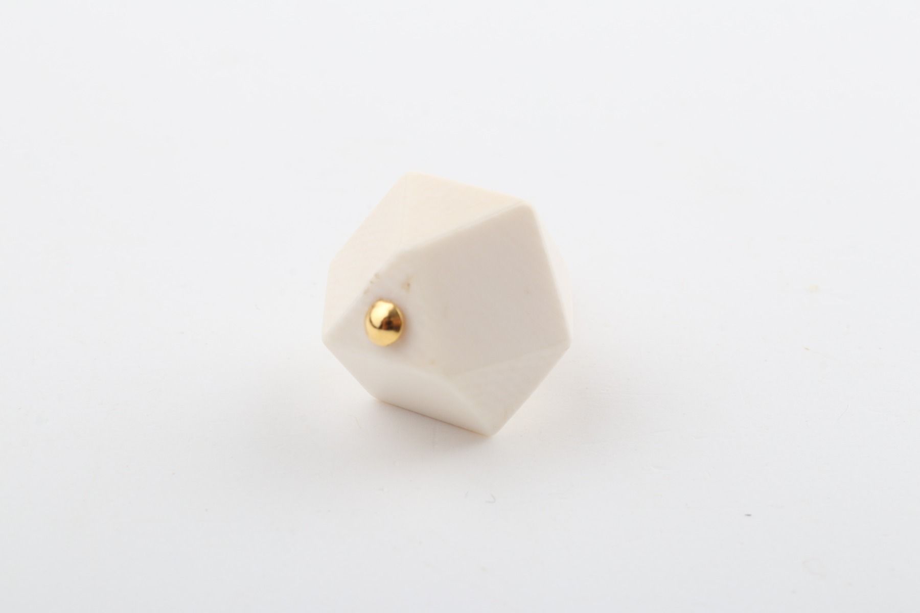Geometric Mammoth Ivory Pendant 