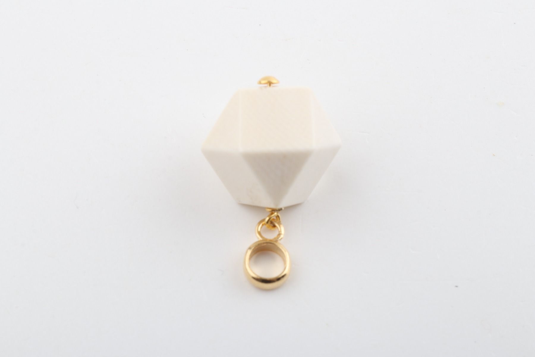 Geometric Mammoth Ivory Pendant 
