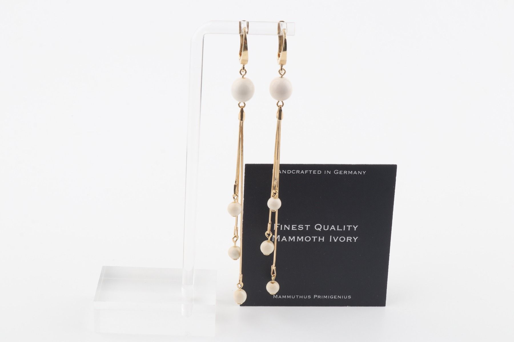 Dangle Mammoth Ivory Earrings
