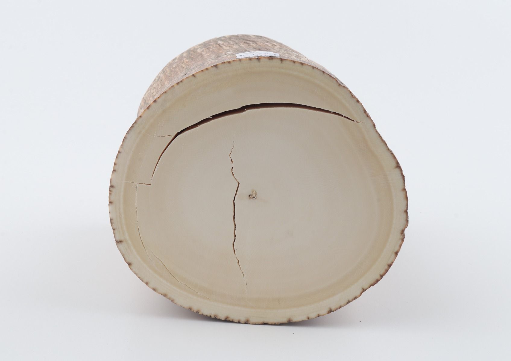 Round mammoth tusk piece