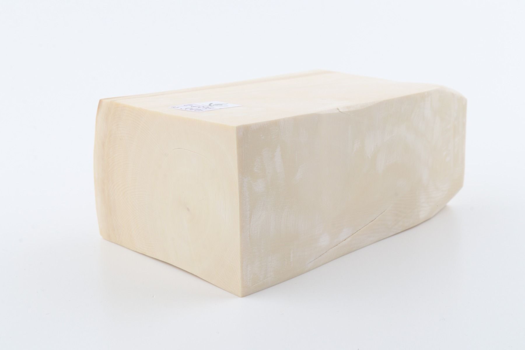White mammoth ivory segment