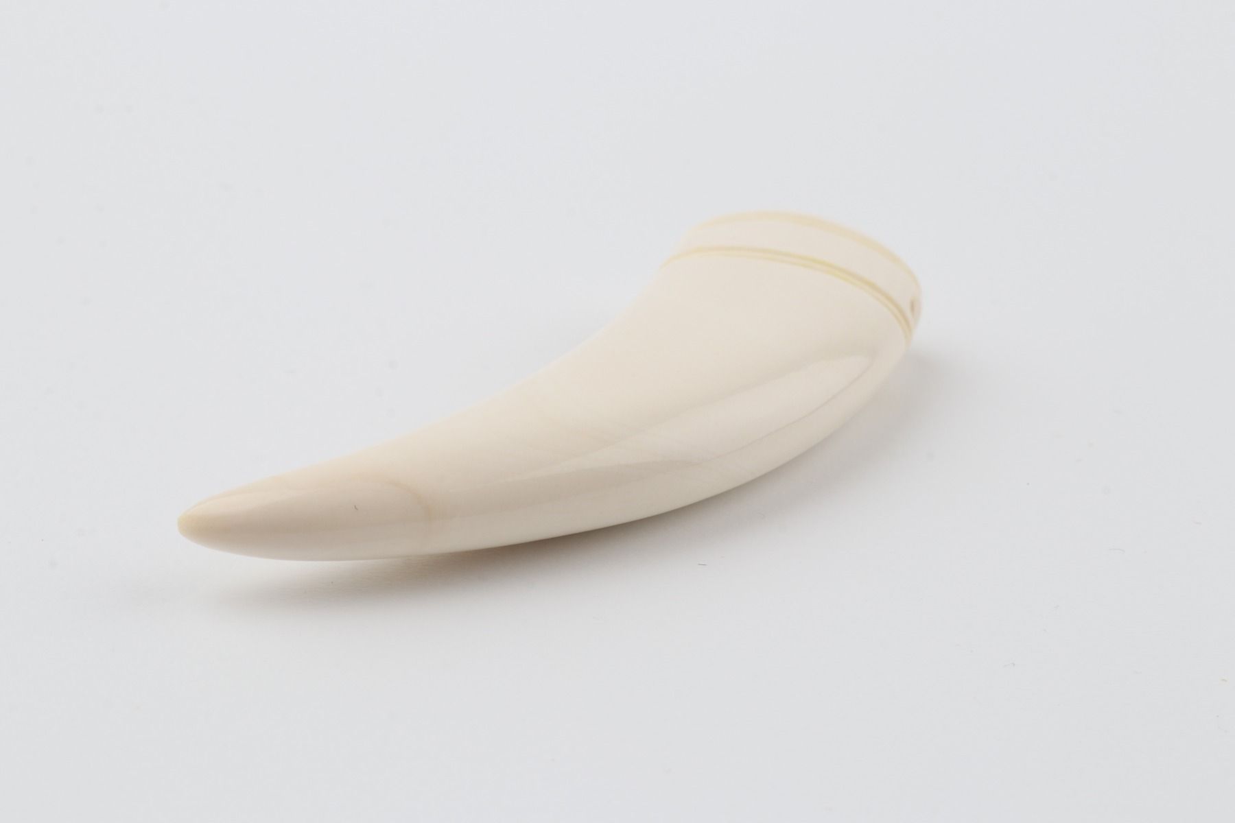 Carved mammoth ivory pendant