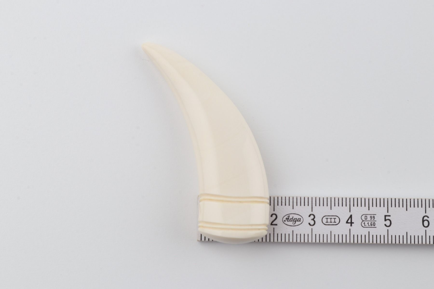 Carved mammoth ivory pendant