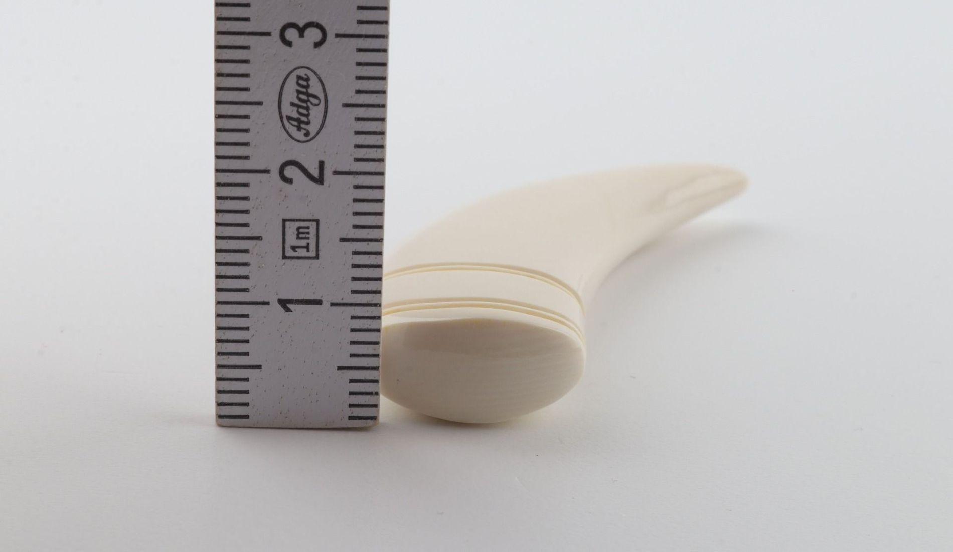 Carved mammoth ivory pendant