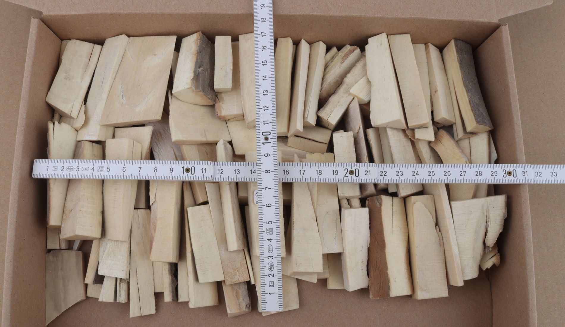 White mammoth ivory offcuts