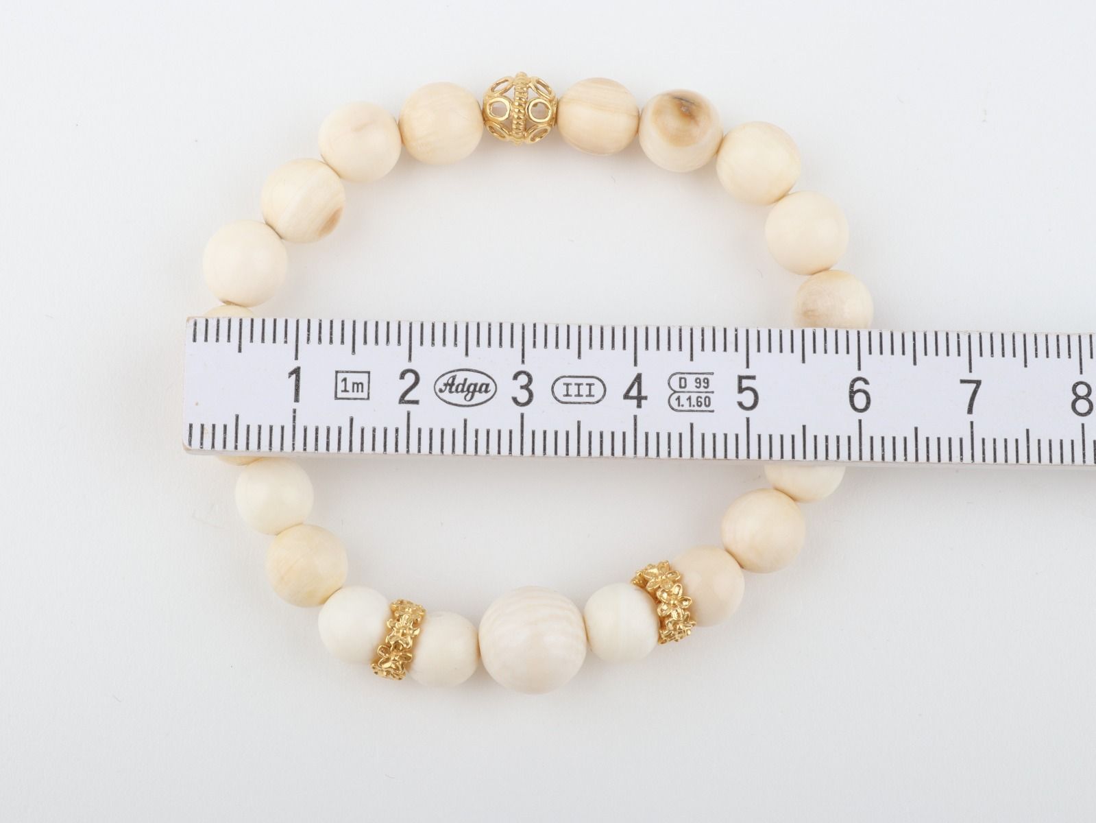 Slim Minimalist Mammoth Ivory Bracelet