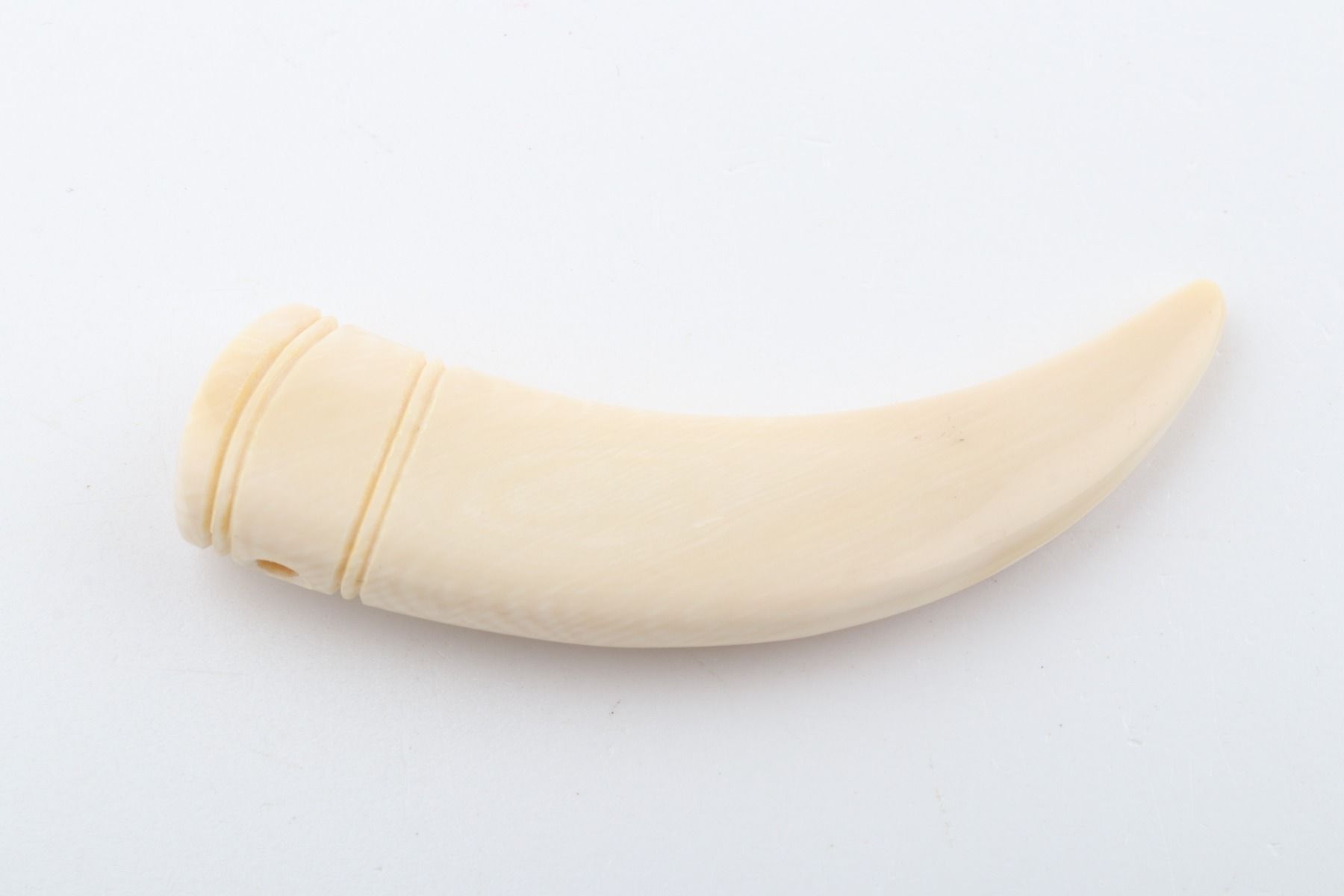 Carved mammoth ivory pendant
