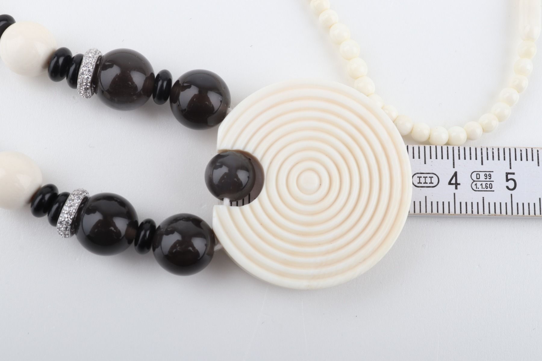 Mammoth Ivory & Agate Statement Necklace