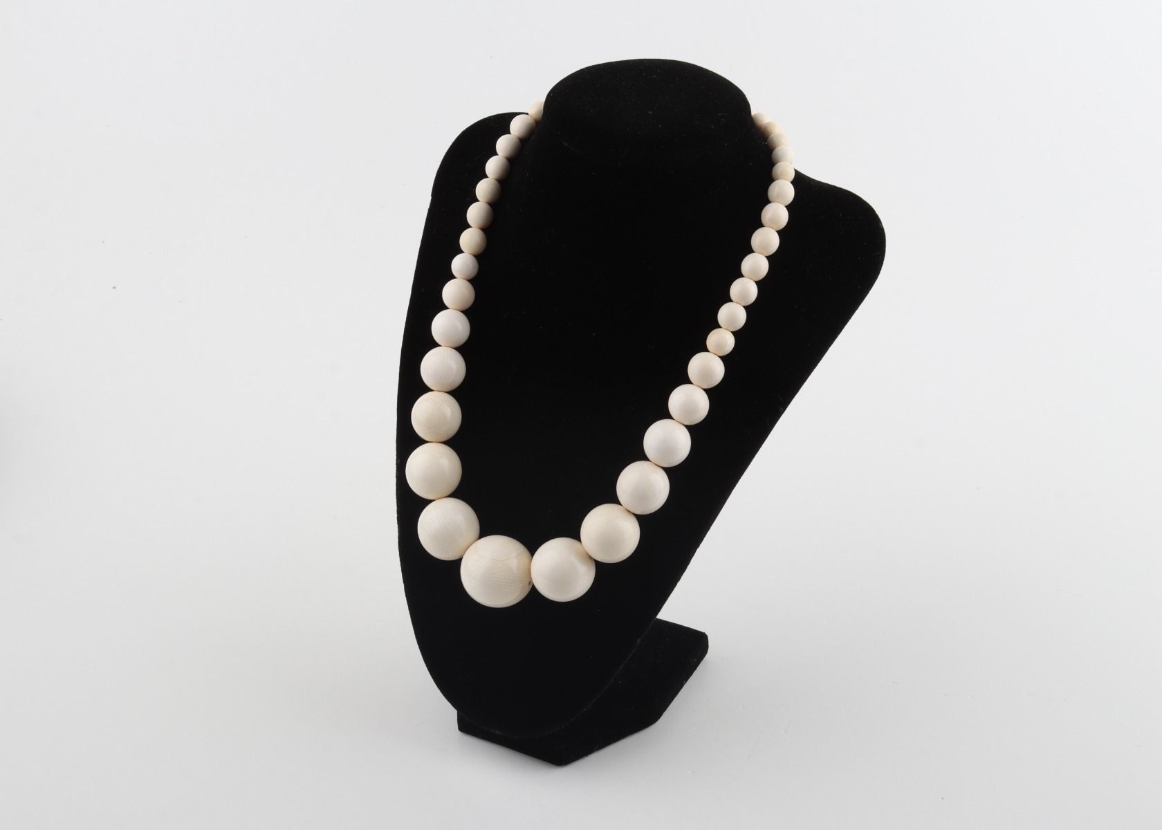Graduated Mammoth Ivory Necklace