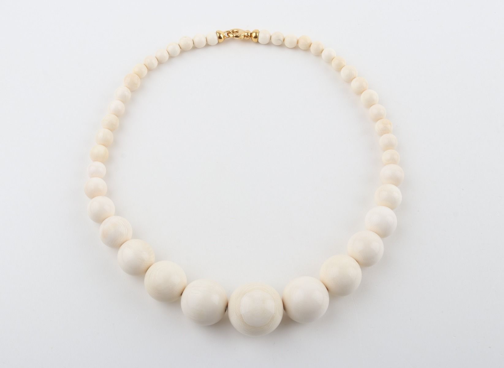 Graduated Mammoth Ivory Necklace