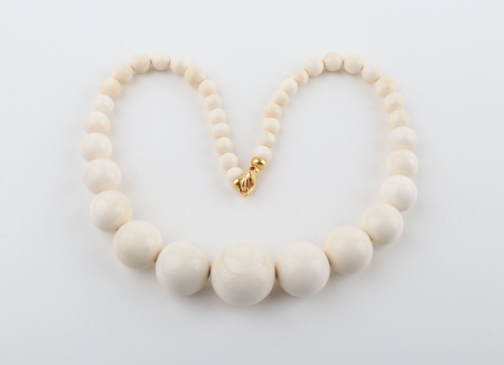 Graduated Mammoth Ivory Necklace