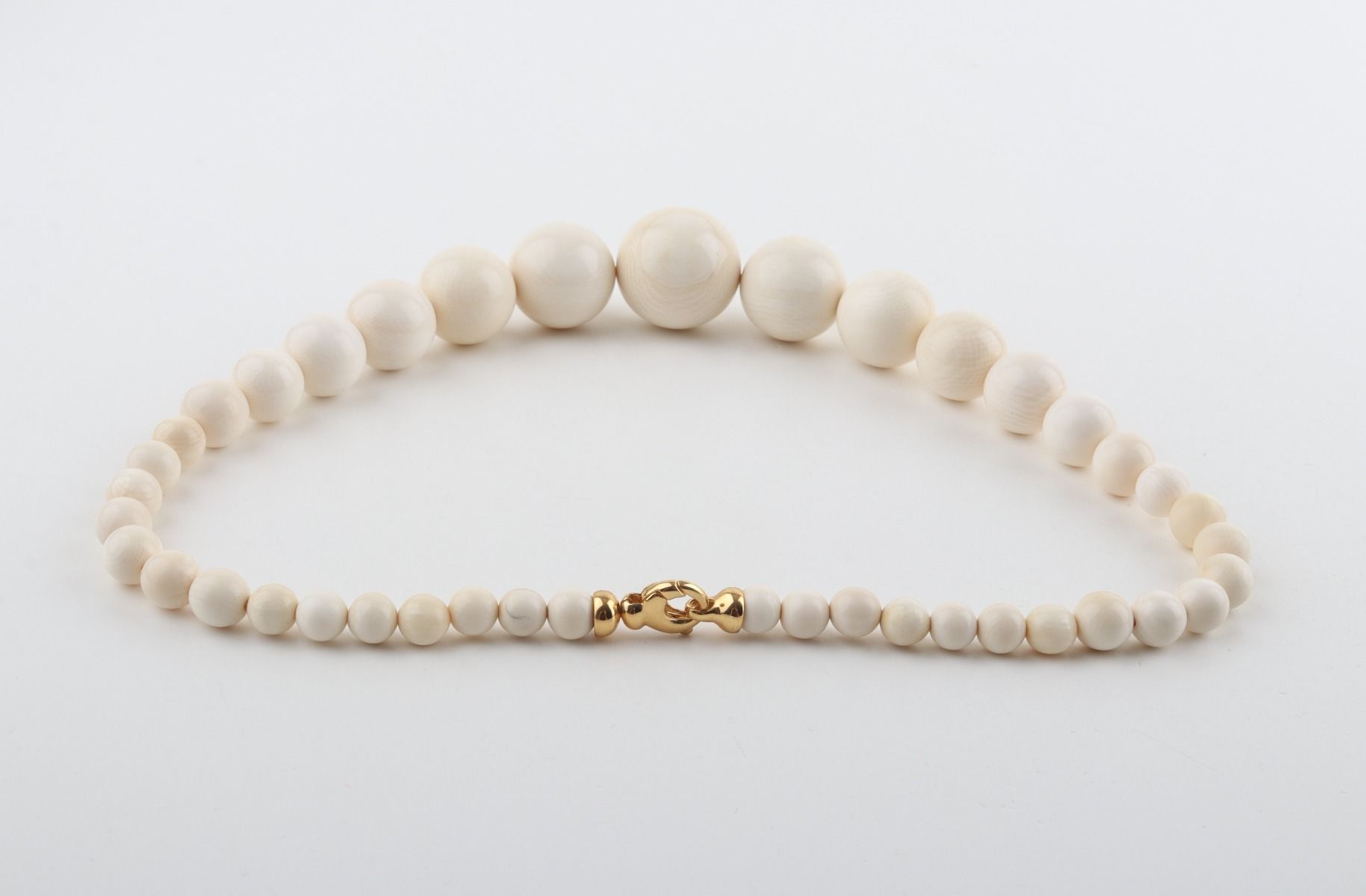 Graduated Mammoth Ivory Necklace