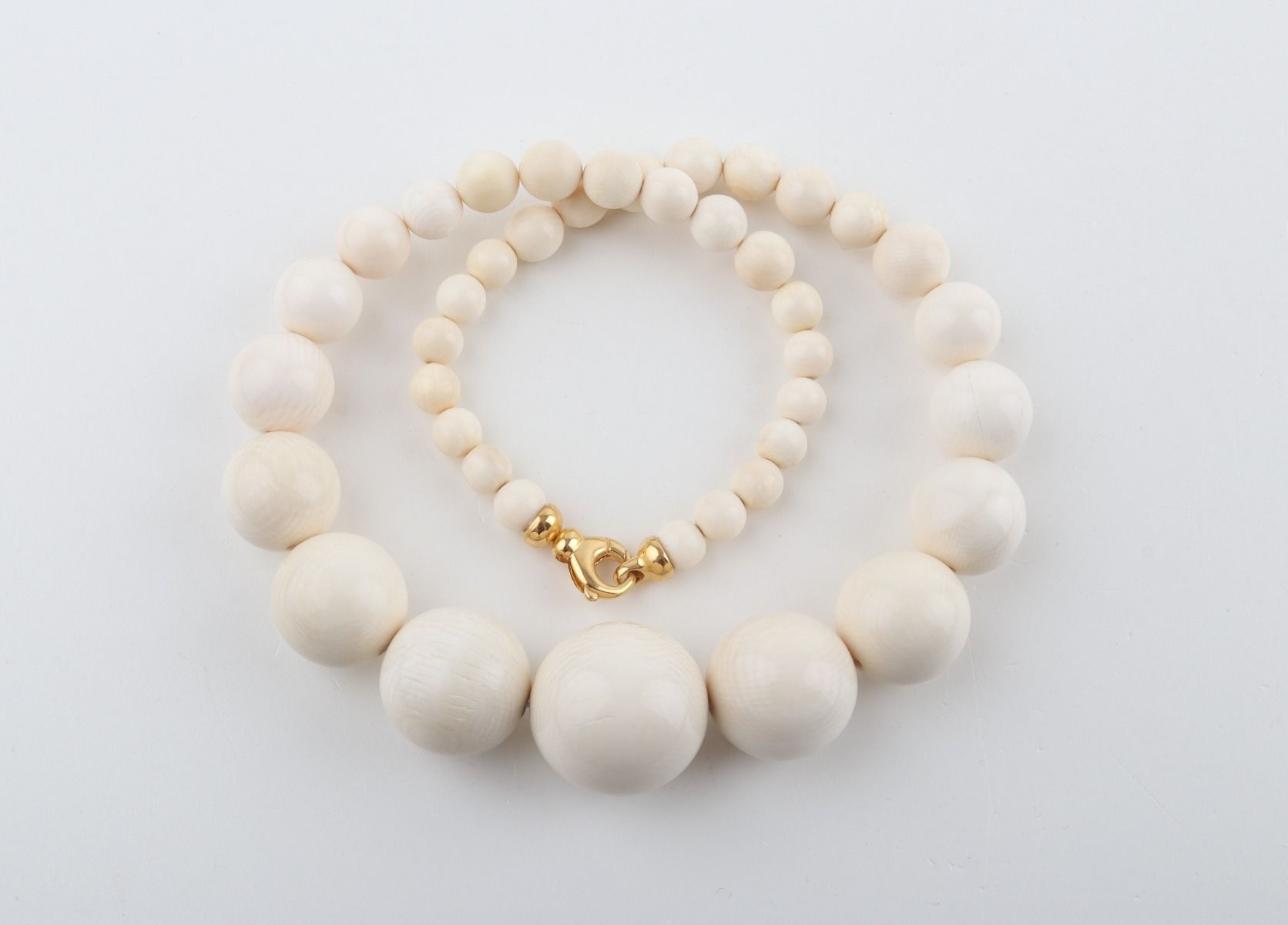 Graduated Mammoth Ivory Necklace