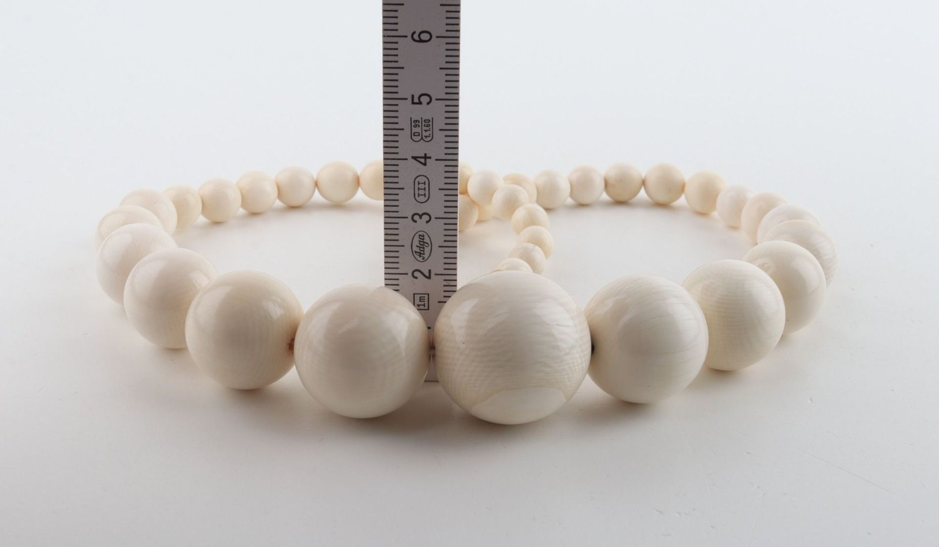 Graduated Mammoth Ivory Necklace