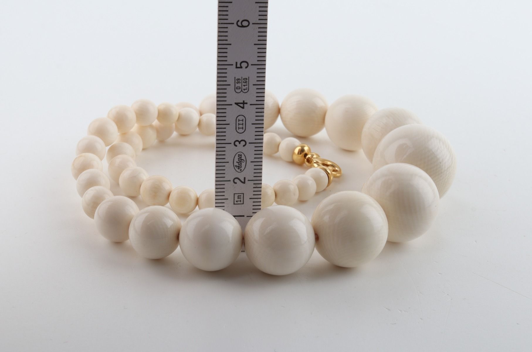 Graduated Mammoth Ivory Necklace