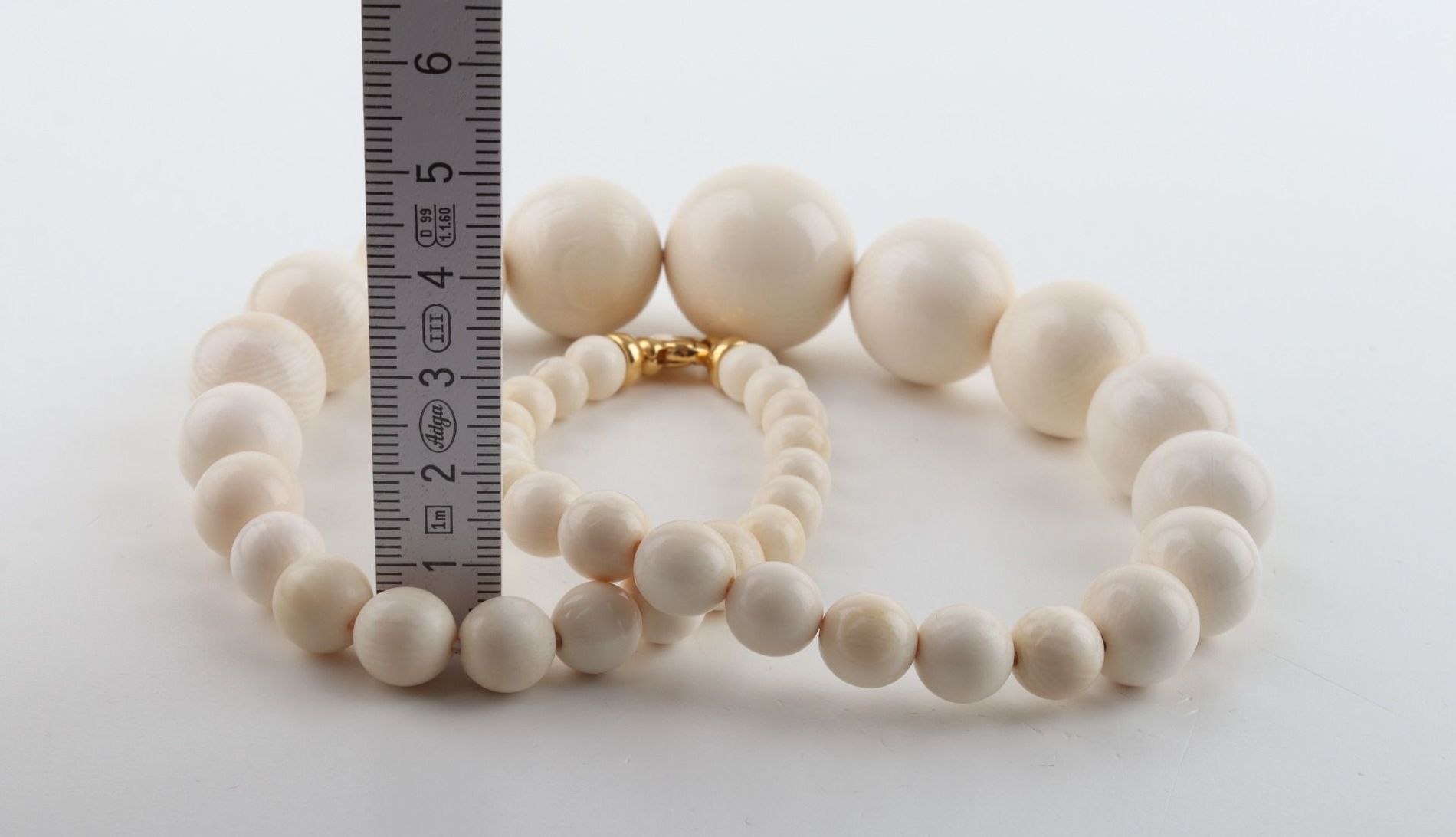 Graduated Mammoth Ivory Necklace