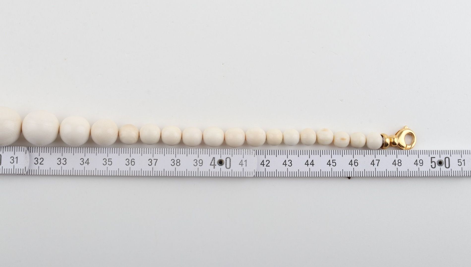 Graduated Mammoth Ivory Necklace