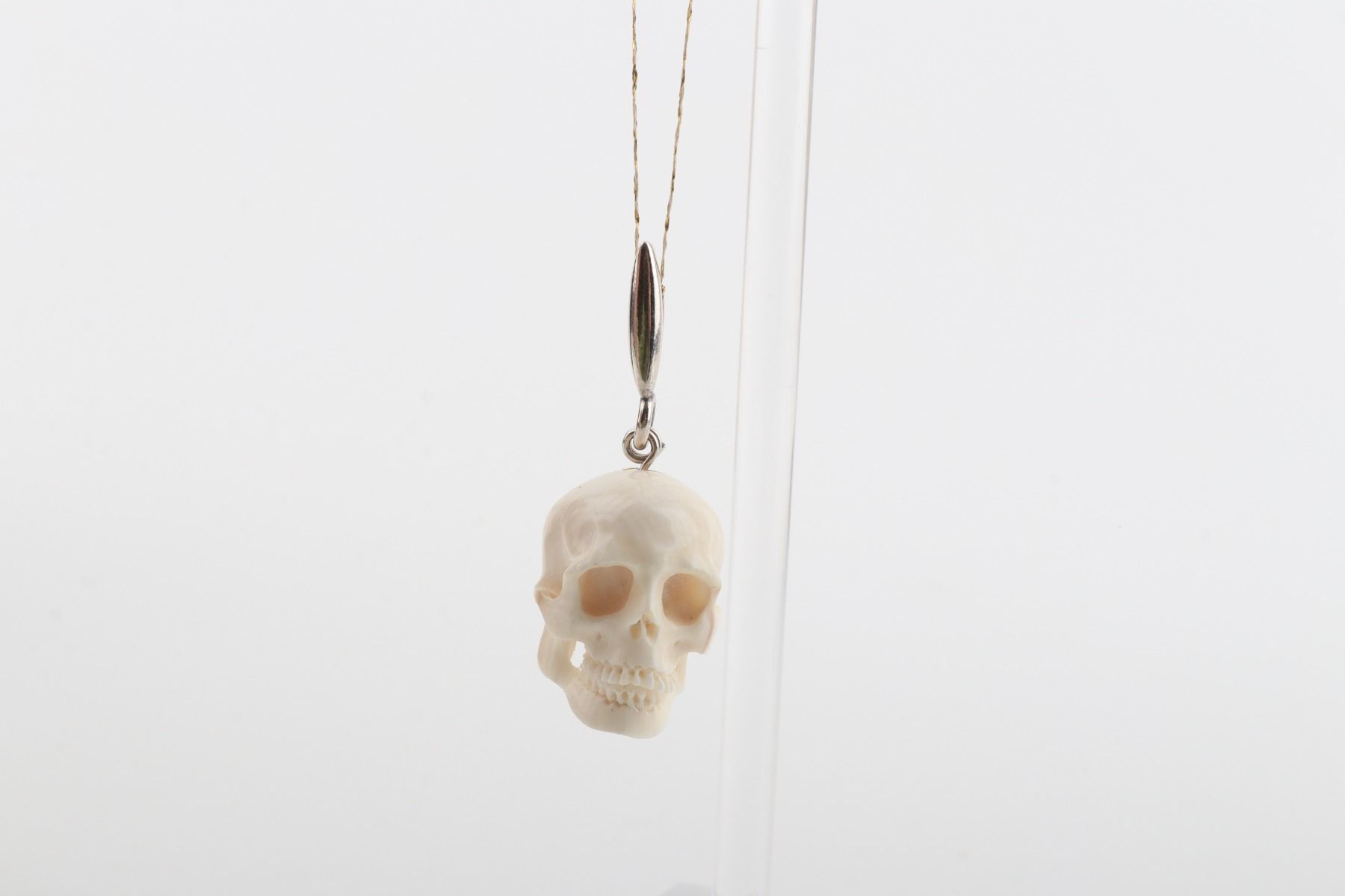 Mammoth Ivory Skull Pendant