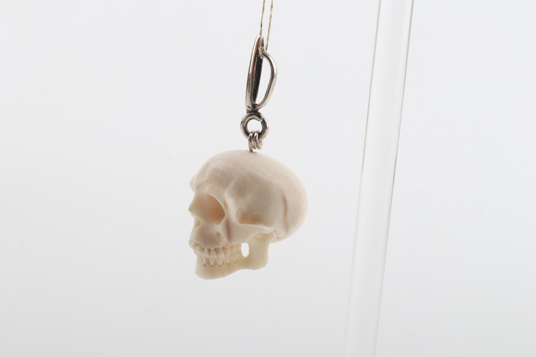 Mammoth Ivory Skull Pendant