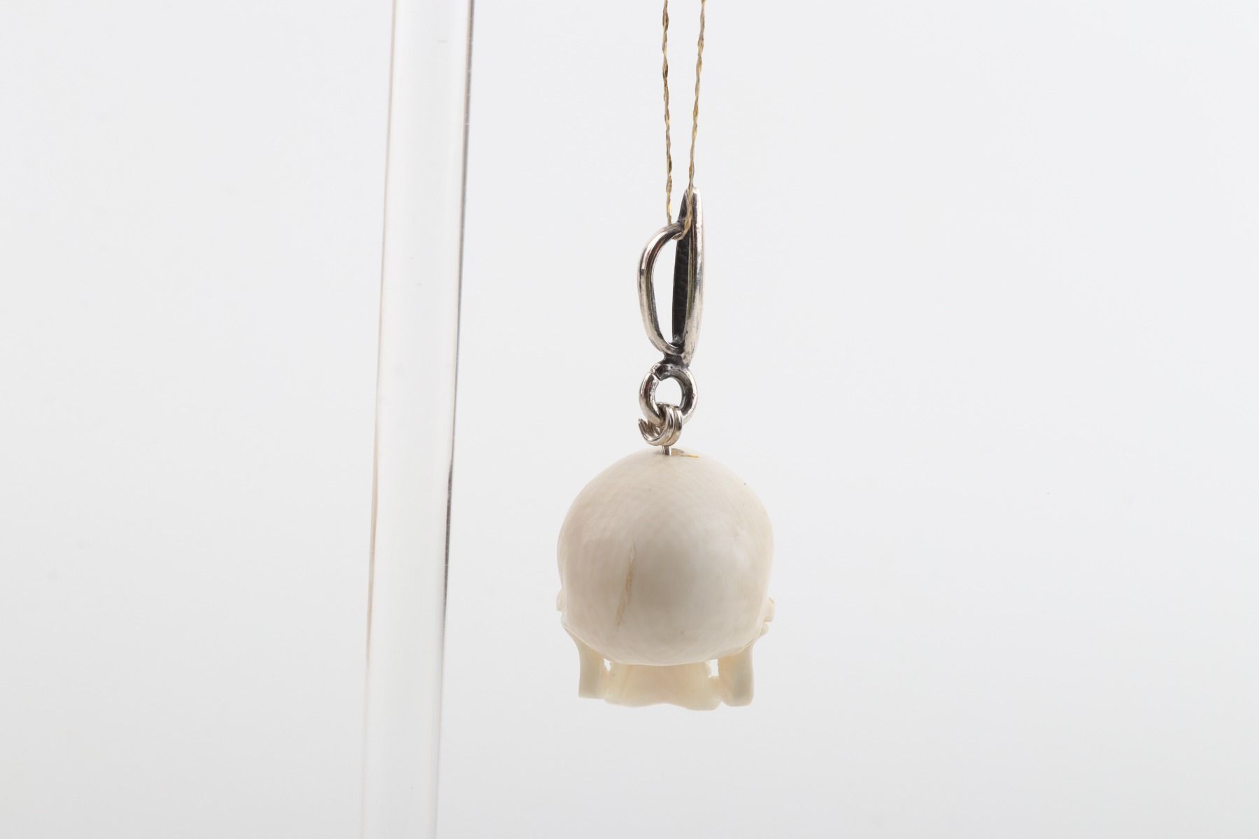 Mammoth Ivory Skull Pendant