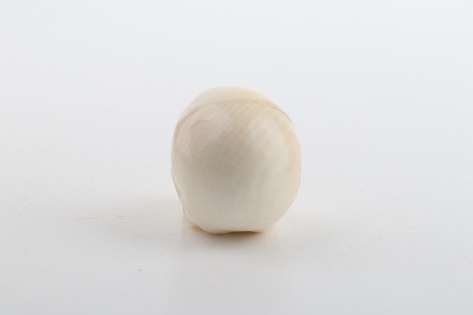 Hand carved mammoth ivory skull