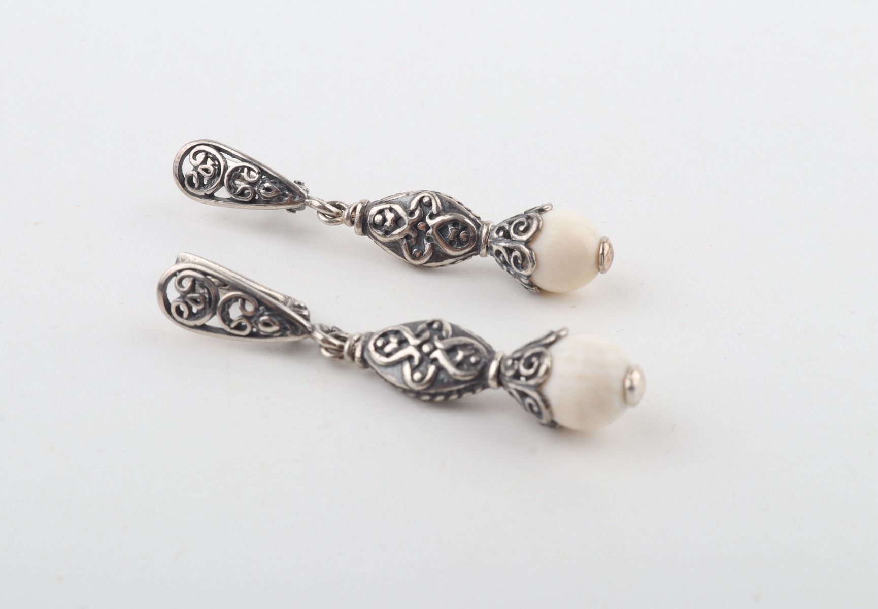 The Blizzard Mini Mammoth Ivory Earrings
