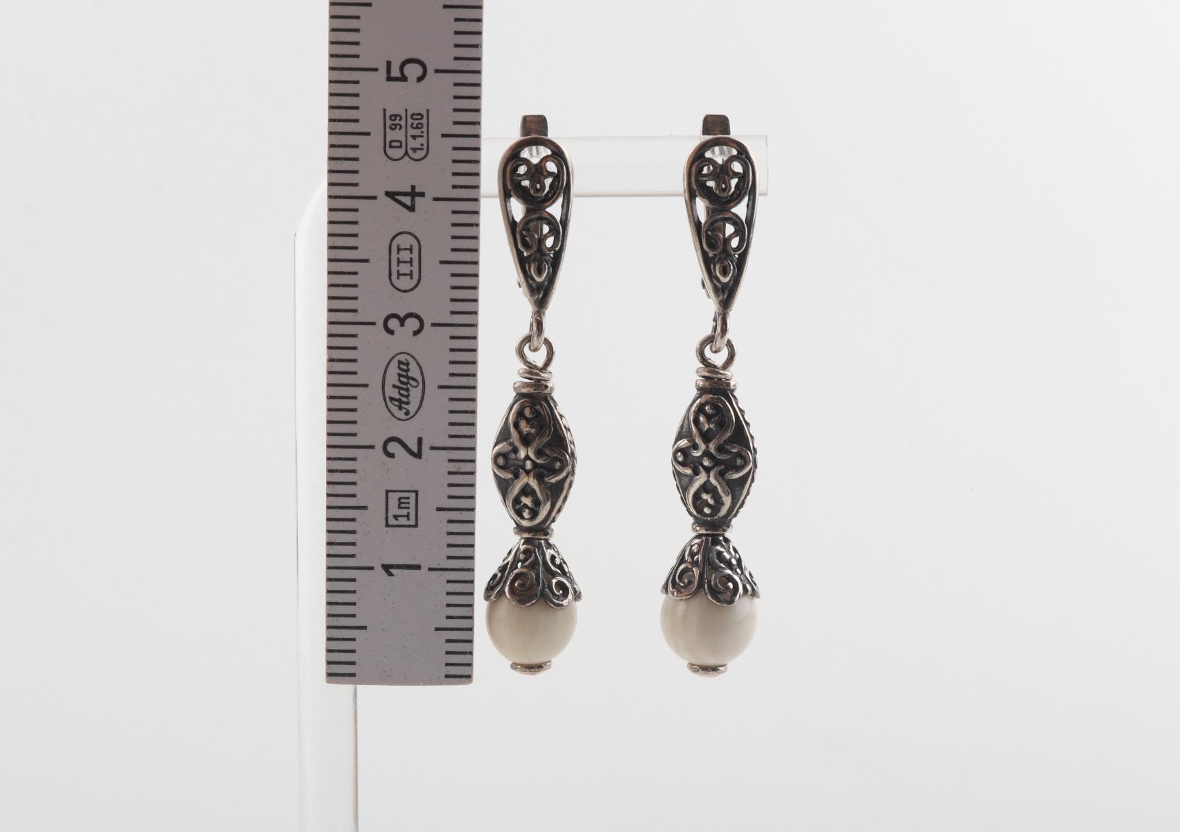 The Blizzard Mini Mammoth Ivory Earrings