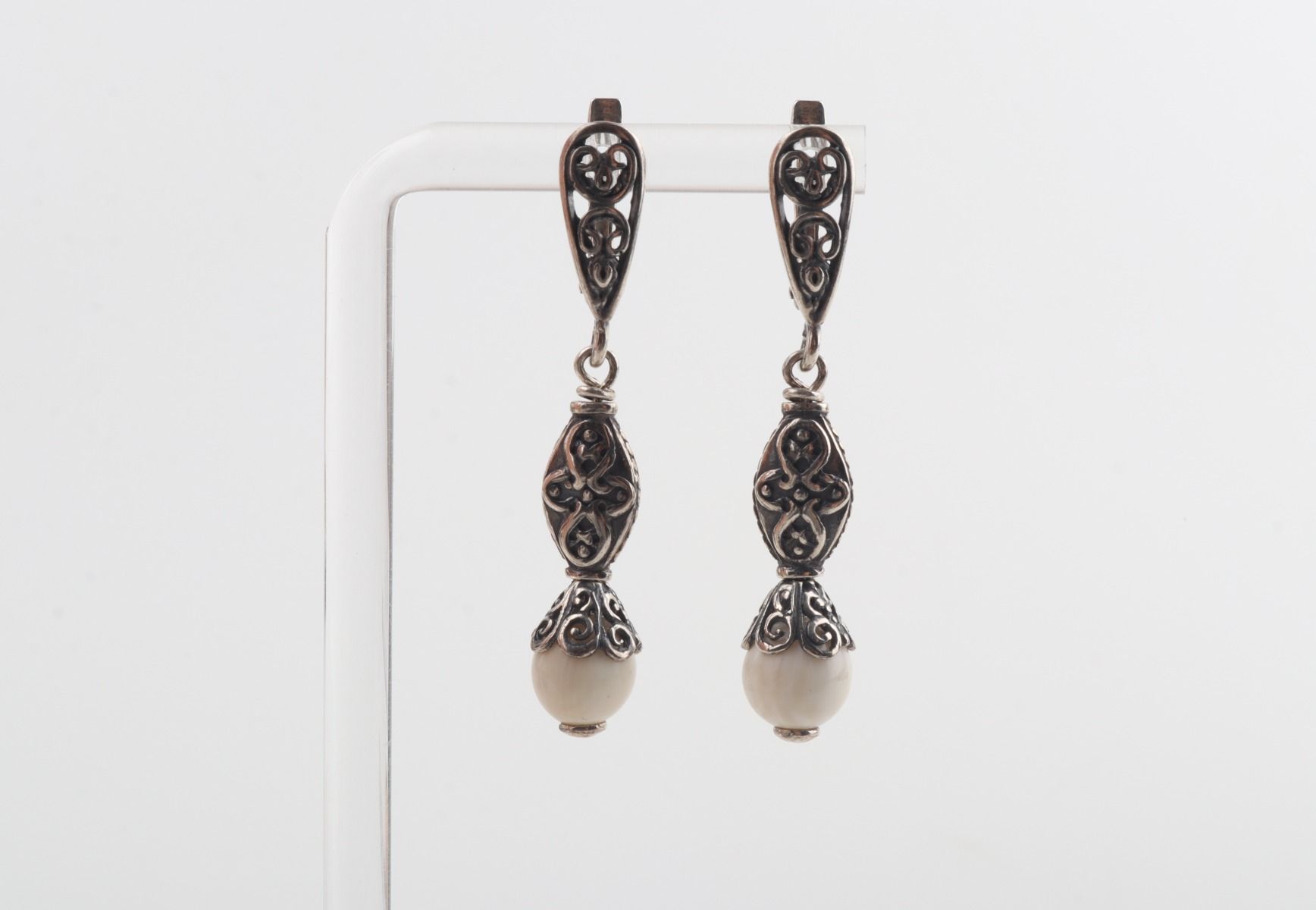 The Blizzard Mini Mammoth Ivory Earrings