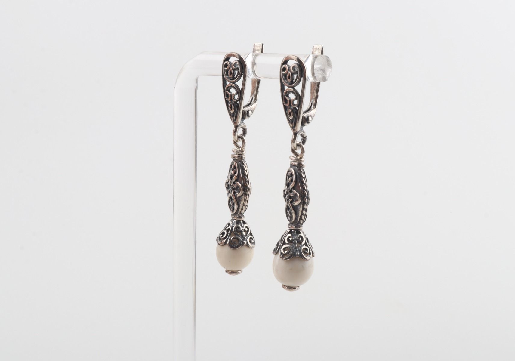 The Blizzard Mini Mammoth Ivory Earrings