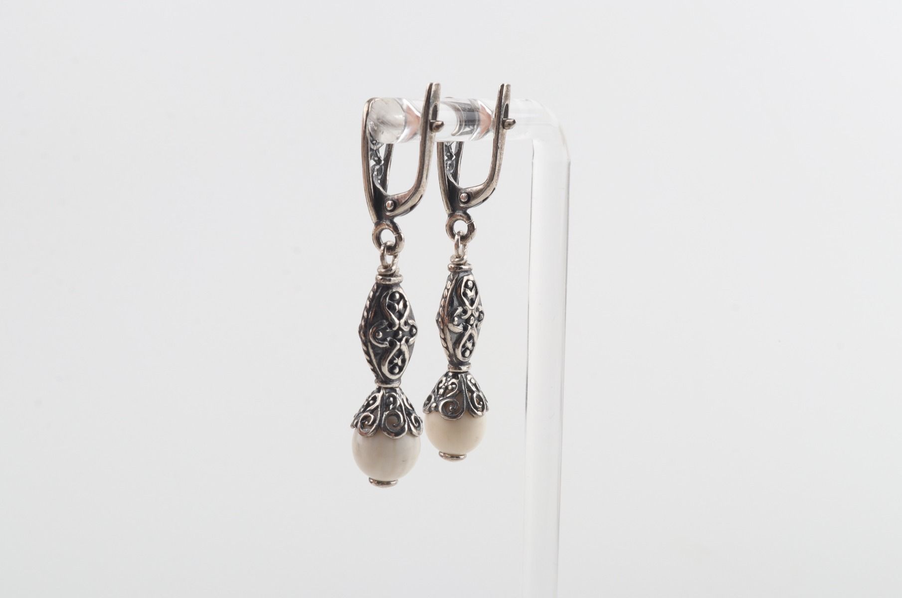 The Blizzard Mini Mammoth Ivory Earrings