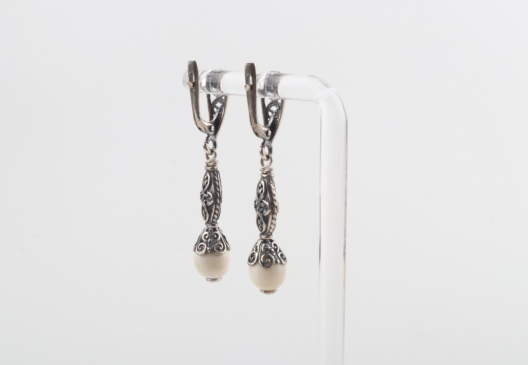 The Blizzard Mini Mammoth Ivory Earrings