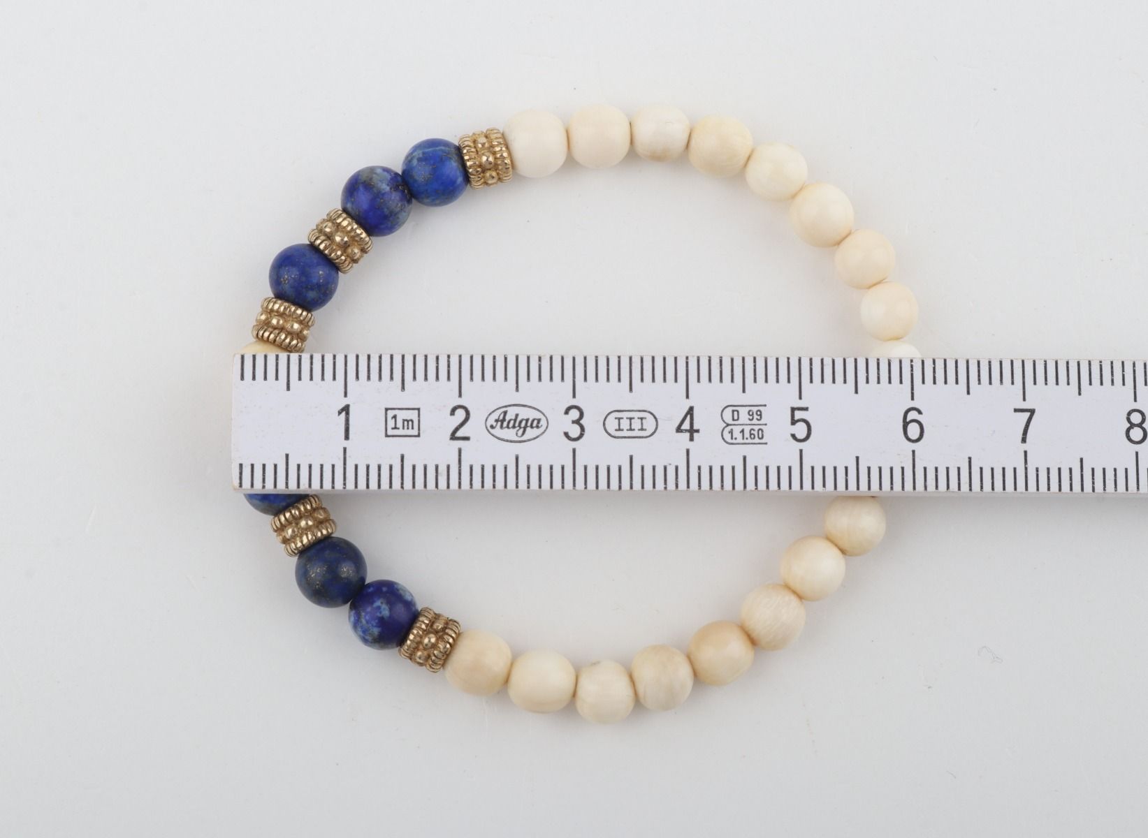 The Cleo Blue Mammoth Ivory Mini Bracelet