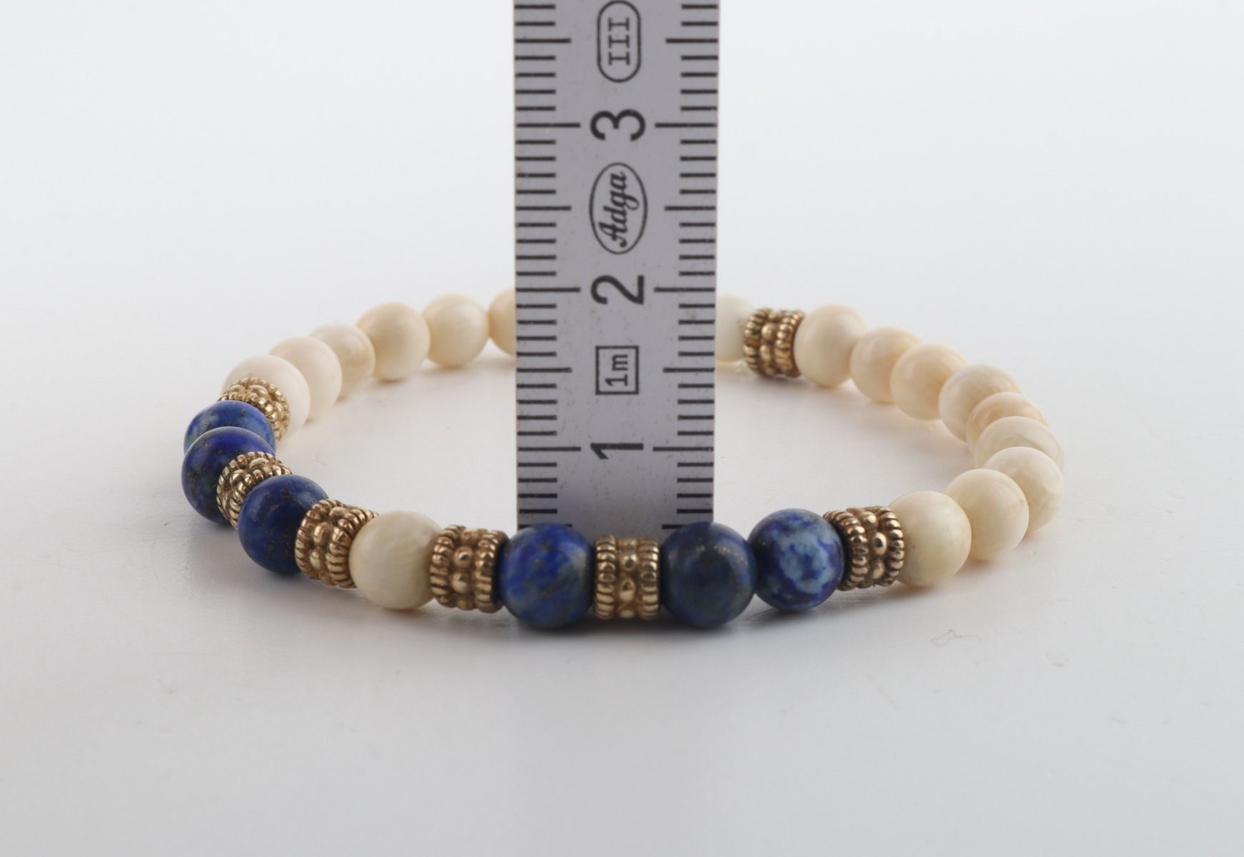 The Cleo Blue Mammoth Ivory Mini Bracelet