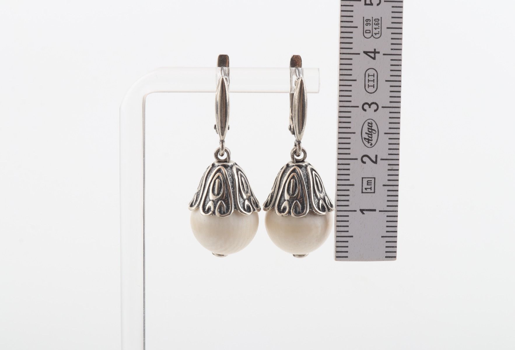 Bellflower Mammoth Ivory Earrings