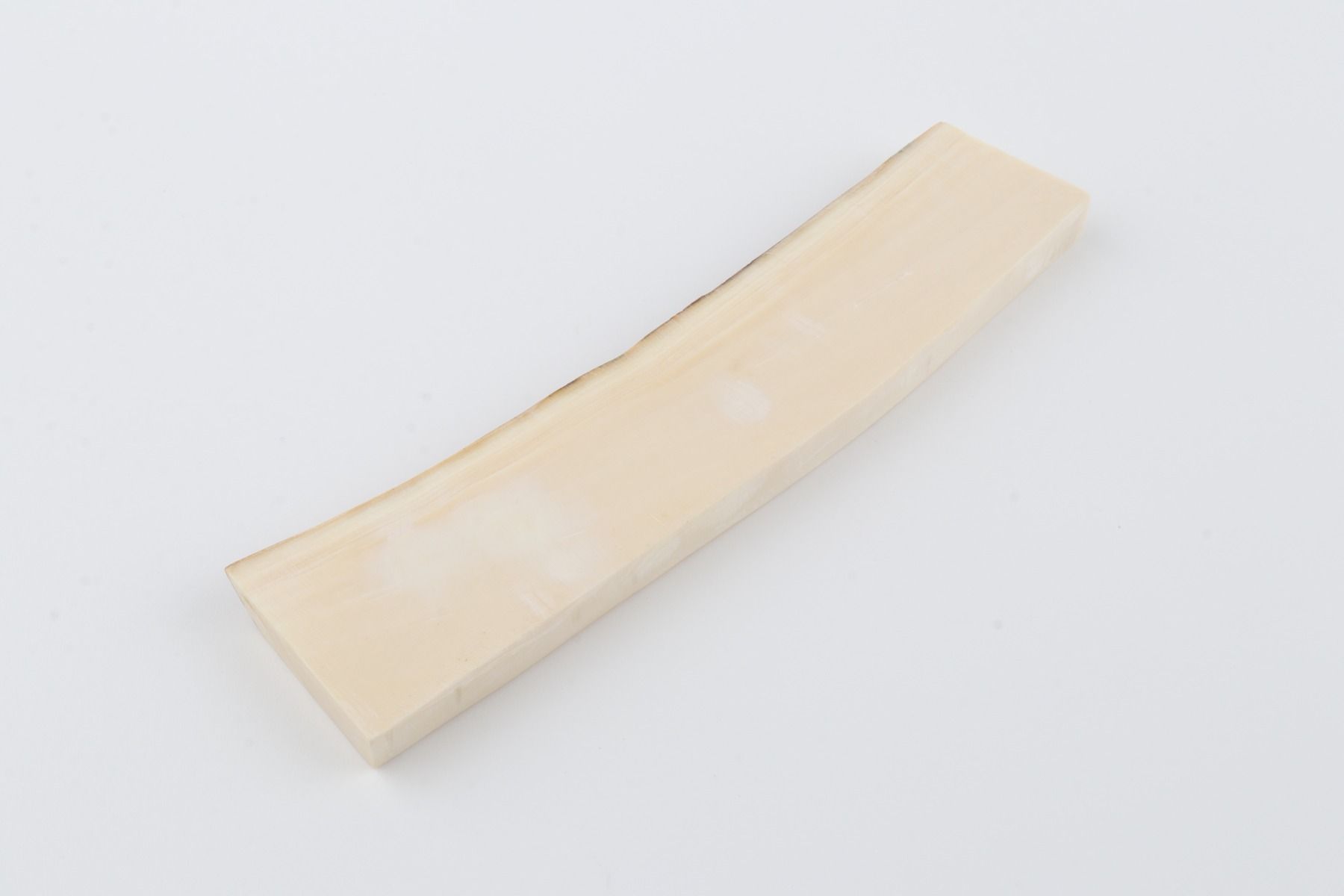 White mammoth ivory segment