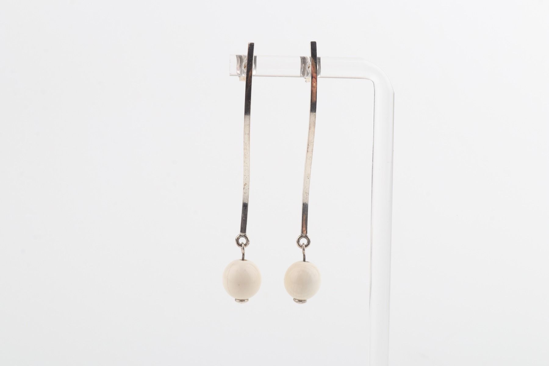 The Wave Mammoth Ivory Earrings