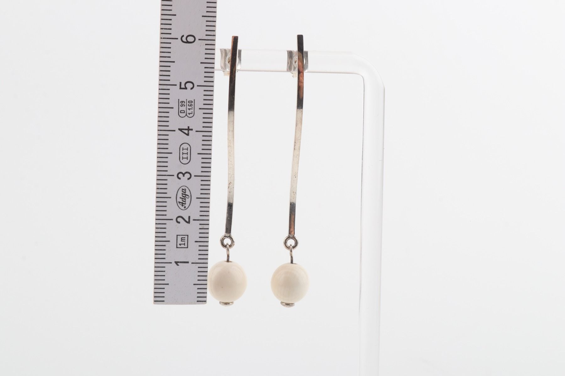 The Wave Mammoth Ivory Earrings
