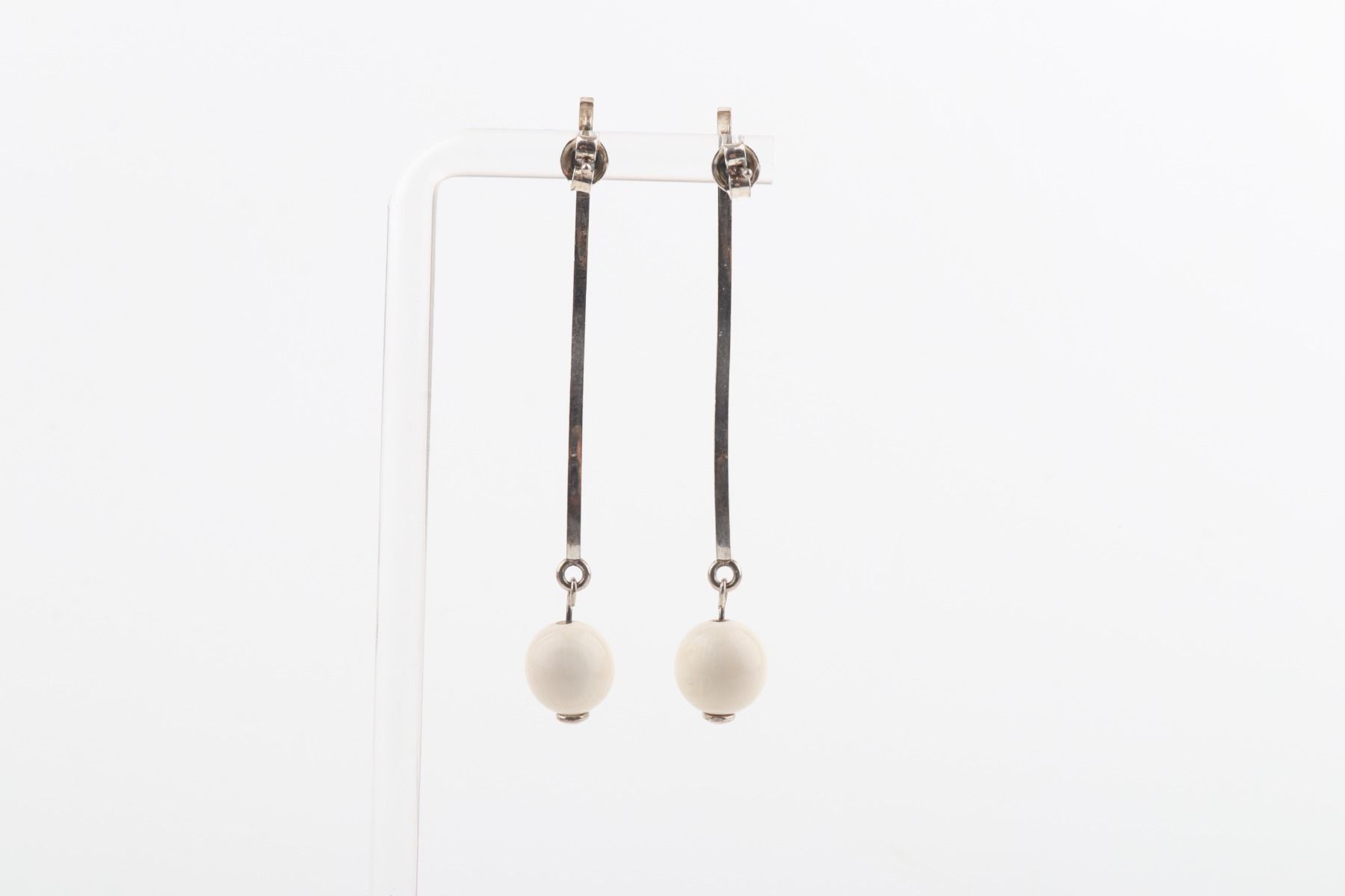 The Wave Mammoth Ivory Earrings