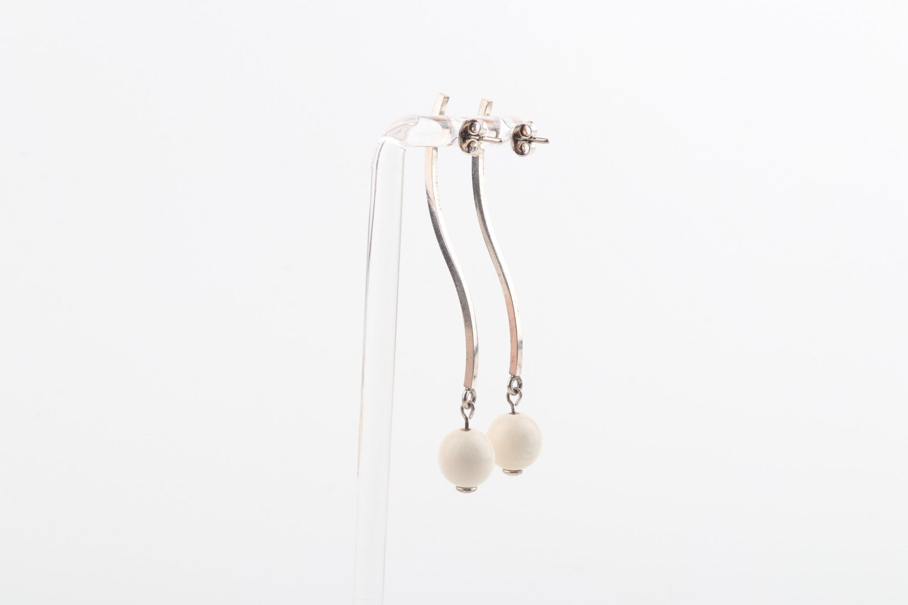 The Wave Mammoth Ivory Earrings