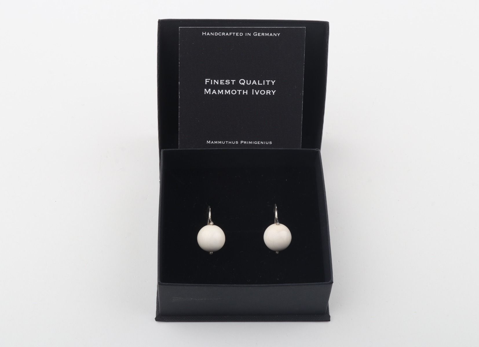 Mammoth Ivory Leverback Earrings
