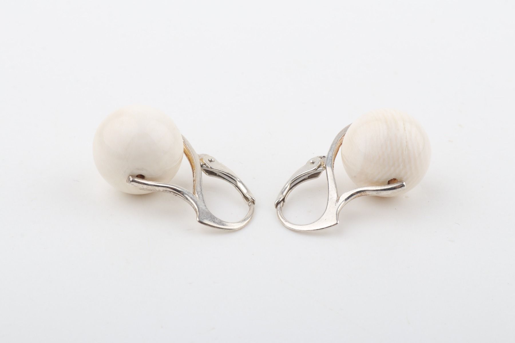Mammoth Ivory Leverback Earrings
