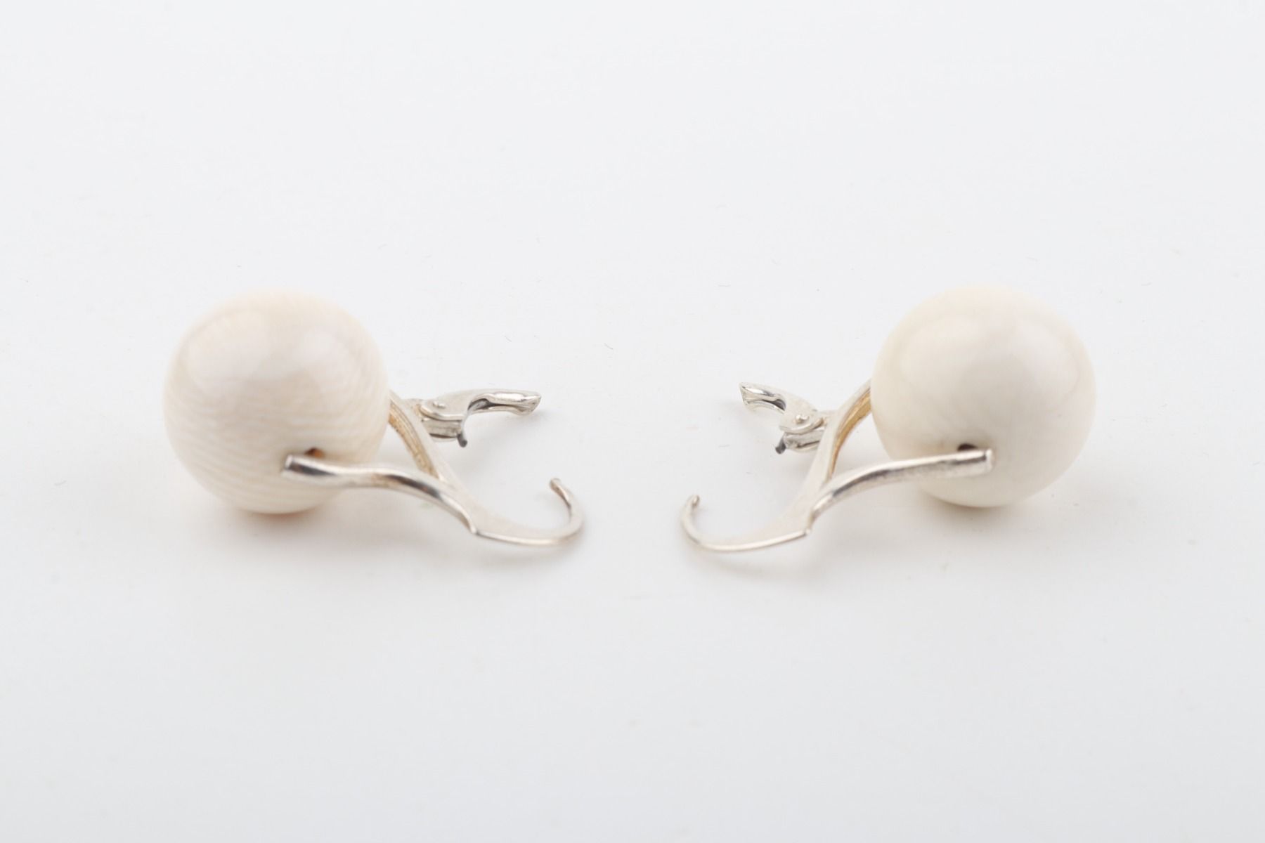 Mammoth Ivory Leverback Earrings
