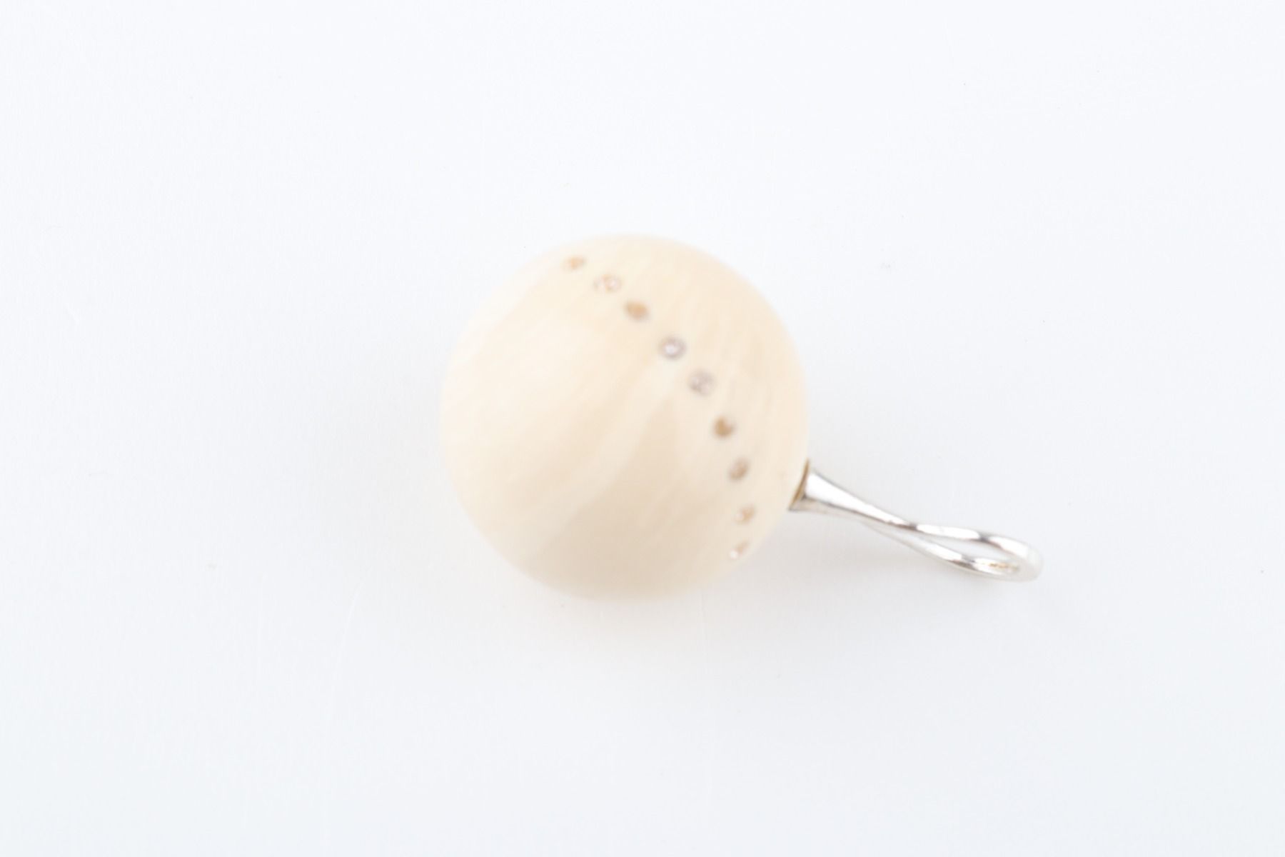 Mammoth Ivory Ball Pendant