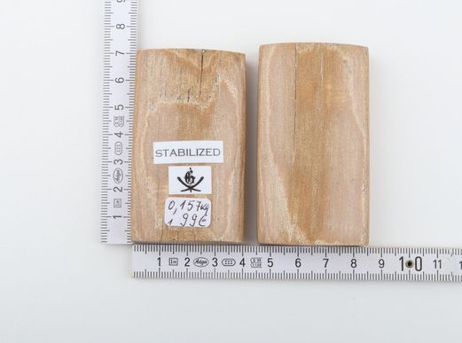 Stabilised mammoth bark scales