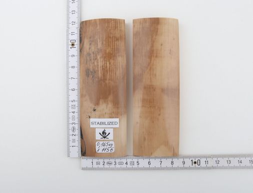 Stabilized mammoth bark scales