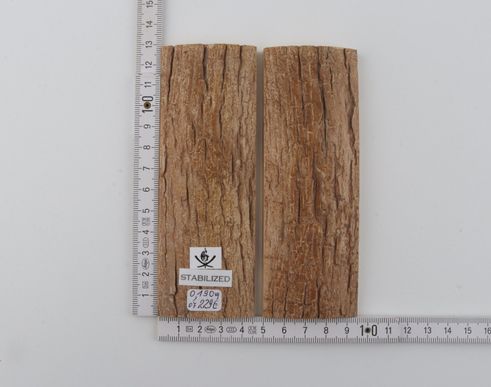 Stabilized mammoth bark scales