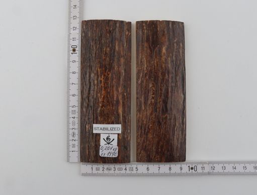 Stabilized mammoth bark scales