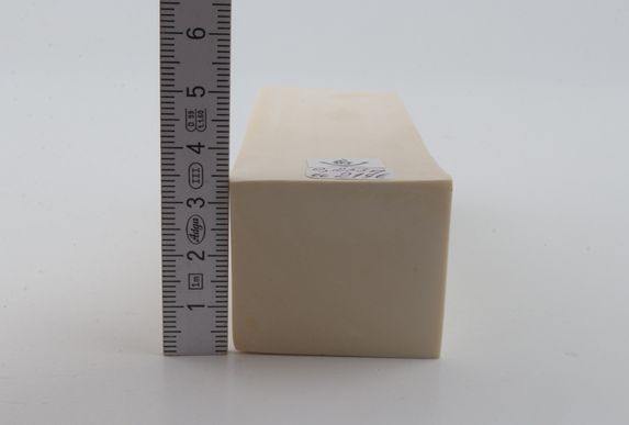 White mammoth ivory segment